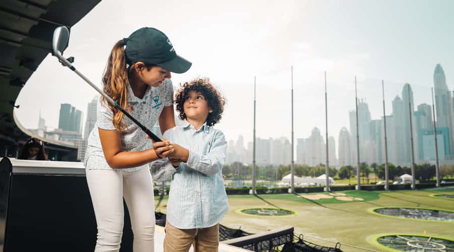 Dubai: 1hr Topgolf Game - Arriving at Emirates Golf Club