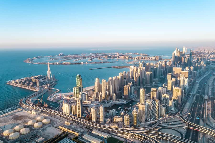 Dubai: 22-Minute Helicopter Flight - Burj Al Arab from the air