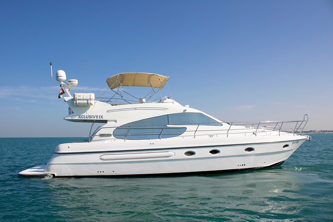 Dubai 3 Hour Private Luxury Yacht Charter with Jet Ski Option - Bluewaters Island and Ain Dubai from the water