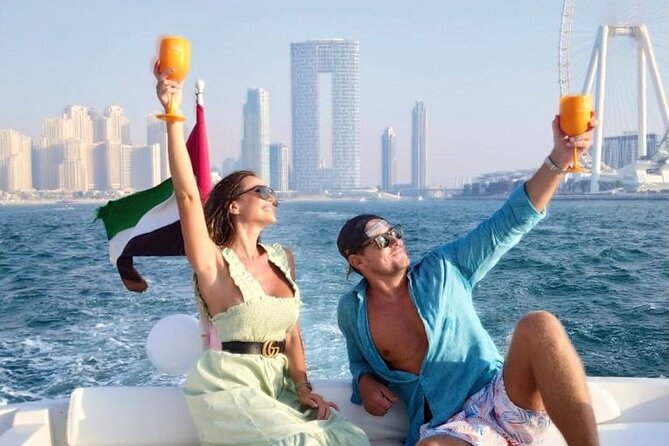 Dubai 3 Hour Private Luxury Yacht Charter with Jet Ski Option - Burj Al Arab and the Jumeirah coast
