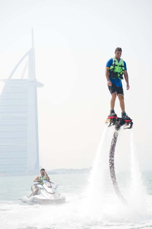 Dubai: 30-minute Flyboard with Instructor and Free Ice Cream - Riding along Umm Suqeim’s shoreline
