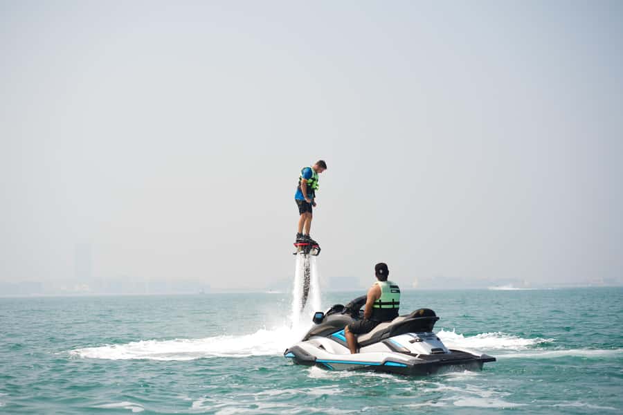 Dubai: 30-minute Flyboard with Instructor and Free Ice Cream - Learning to rise, balance, and stay upright