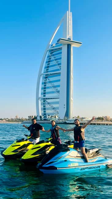 Dubai: 30-Minute Jetski Tour - Looking toward Burj Khalifa and Dubai’s shore