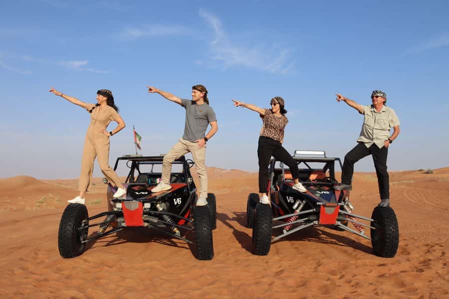 Dubai: 3000cc V6 Dune Buggy & Sandboarding -Private Tour - Key points at a glance