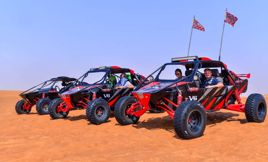 Dubai: 3000cc V6 Dune Buggy & Sandboarding -Private Tour - Getting ready for a 3000cc V6 buggy