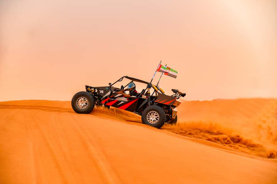 Dubai: 3000cc V6 Dune Buggy & Sandboarding -Private Tour - Sandboarding without another charge