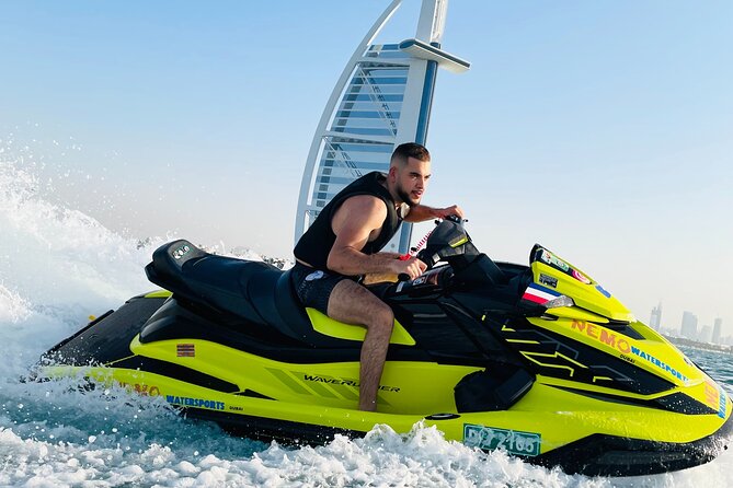Dubai: 30min Jet Ski: Burj Al Arab w Pics, Videos, free Ice Cream - Sharing one jet ski can improve the value