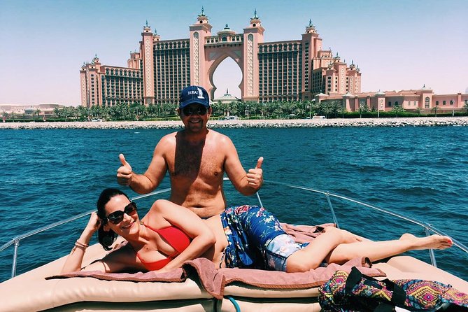 Dubai 3h Sea escape: Swim! Tan! Sightsee! - Burj Al Arab From the Sea