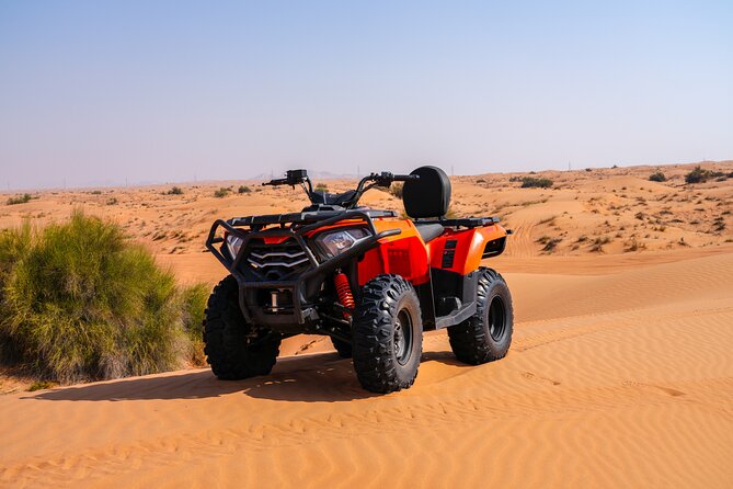 Dubai 4-5 hours Private Quad Bike Tour, Camel Ride and Softdrinks - Key points to know before you book