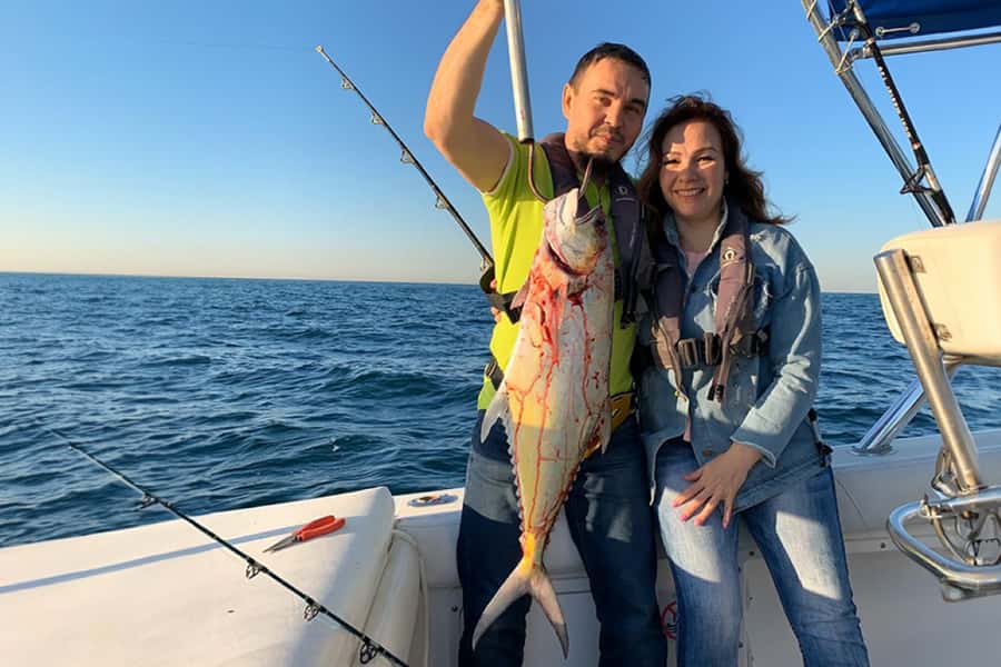 Dubai: 4-Hour Deep Sea Fishing, Trolling, Casting - Leaving the marina on a 31-foot fishing boat