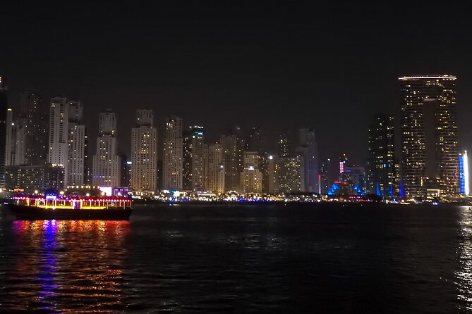 Dubai 5 Star Marina Dhow Cruise Dinner with Transfers - Marina Mall and the Address Marina view