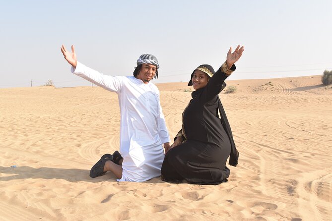 Dubai: 60Minute Self-Drive ATV Quadbike, Camel Ride, Sand Surfing - Sand surfing gives you a playful final challenge