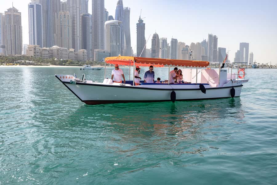 Dubai: Abra Boat Tour in Dubai Marina, Ain Dubai, JBR - Dubai Marina from the water
