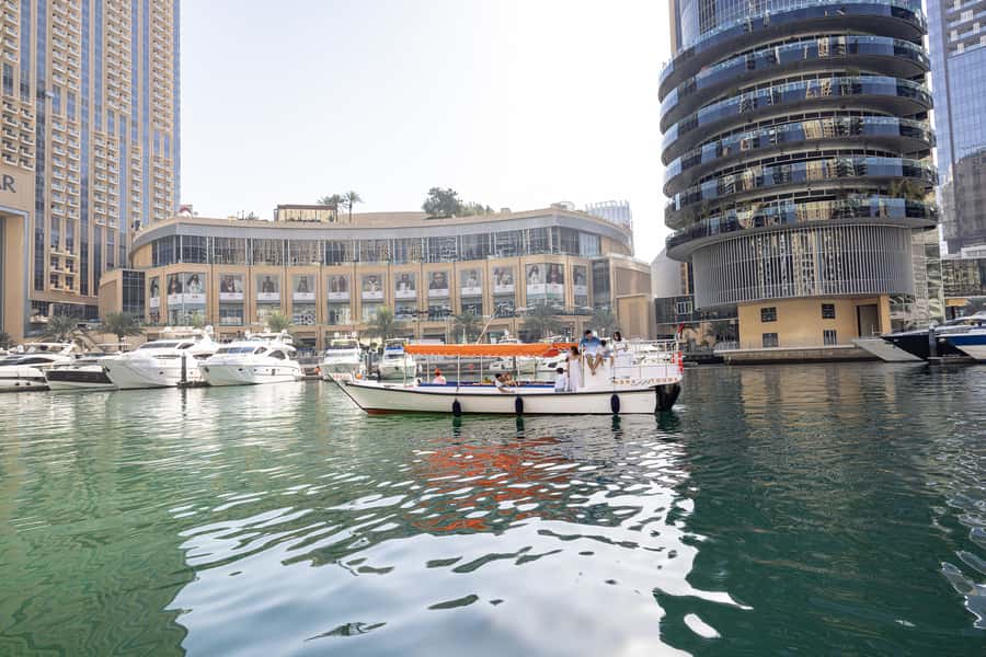Dubai: Abra Boat Tour in Dubai Marina, Ain Dubai, JBR - The Ain Dubai photo stop