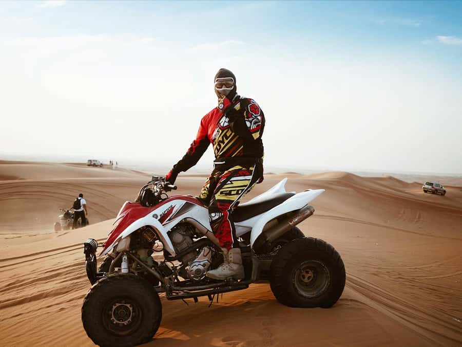 Dubai & Abu Dhabi: 2-Day Tour with Desert Safari - The one-hour red-dune quad bike or buggy ride