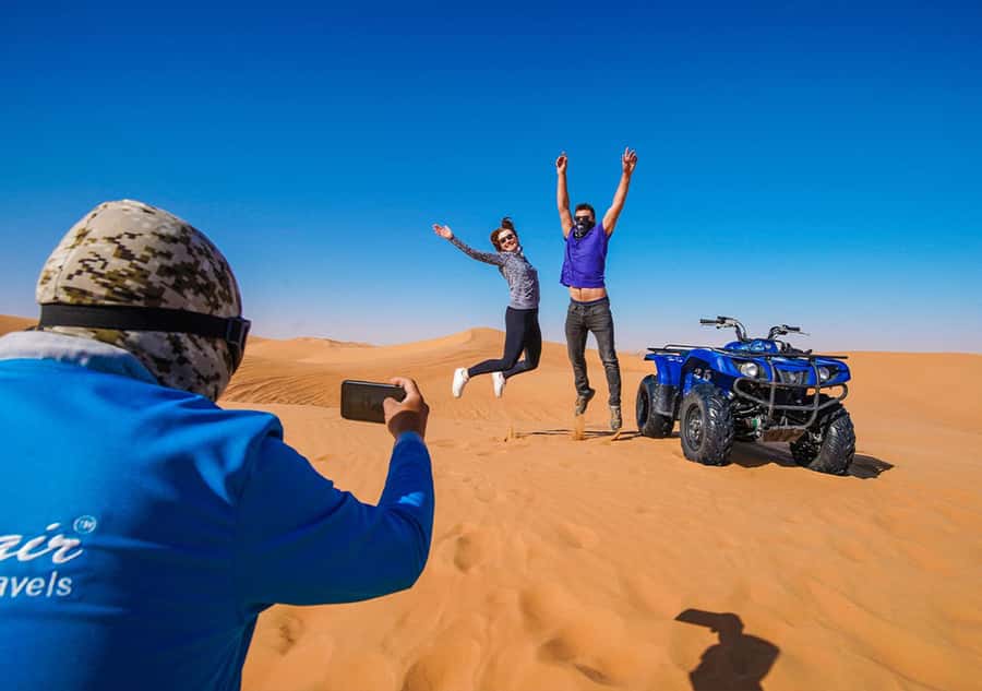 Dubai: Adventure Quad Bike Safari, Camel Ride & Refreshment - Guides who shape the experience