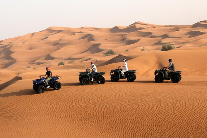 Dubai: Adventure Quad Bike Safari, Camel Ride & Refreshments - The quad bikes bring the real adrenaline