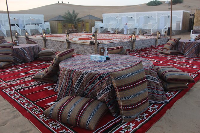 Dubai Afternoon Desert Safari and BBQ Dinner - Belly dance and tannora after dinner