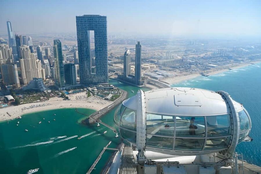 Dubai: Ain Dubai Wheel, Blue Mosque & Half-Day Guided Tour - Key points at a glance