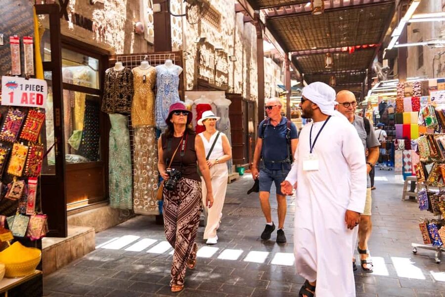 Dubai: Ain Dubai Wheel, Blue Mosque & Half-Day Guided Tour - Al Khayma Heritage House and Emirati traditions