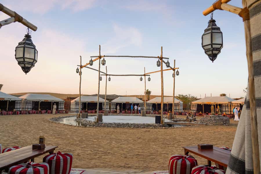Dubai: Al Khayma Camp Experience with BBQ Dinner - A buffet built around Emirati, Moroccan, and Arabian food