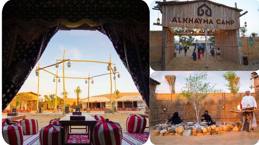 Dubai: Al Khayma Camp Experience with BBQ Dinner - Reaching the red dunes by air-conditioned vehicle