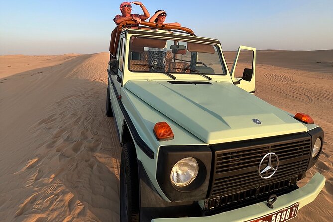 Dubai: Al Marmoom Oasis Vintage Safari: Camels, Stargazing & Meal - Key points before you book