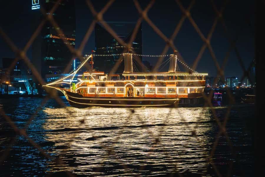 Dubai: Al Seef Largest Dhow Dinner Cruise with Live Show - Starting at Al Seef Street and Gate 2A