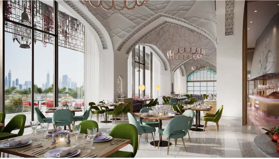 Dubai: Ariana's Persian Kitchen Meal at Atlantis the Royal - The dining room and dress code