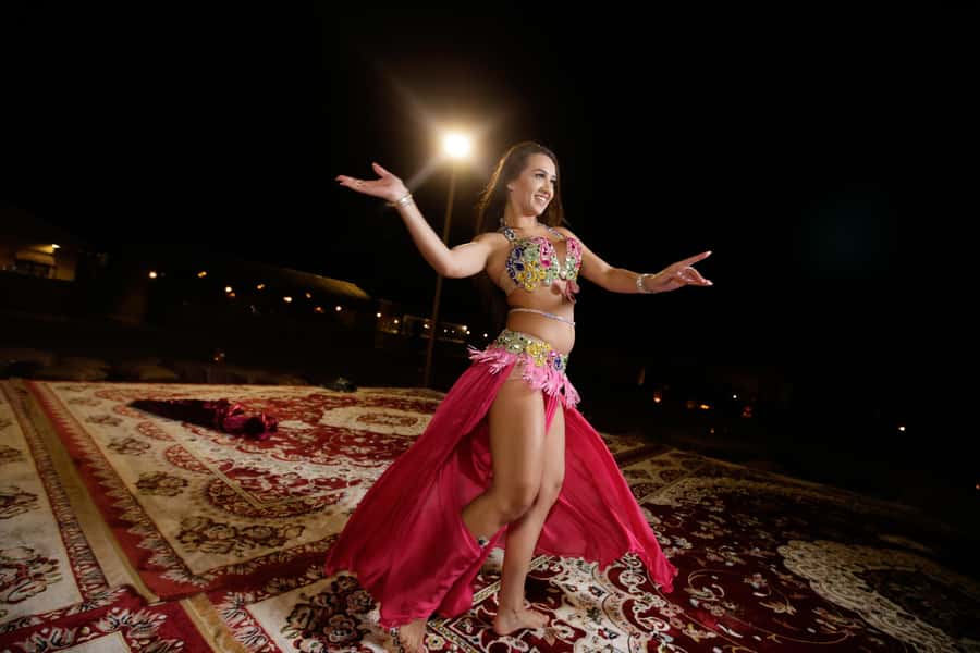 Dubai: Bedouin Camp, Dune Safari, Falcon Show & BBQ Dinner - A five-minute camel ride for a taste of desert travel