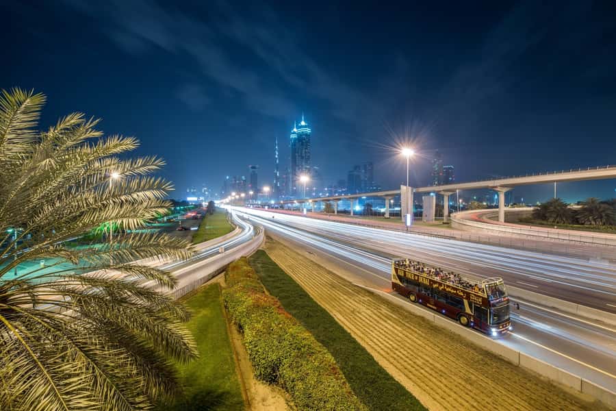Dubai: Big Bus Panoramic Night Tour & Optional Dinner Cruise - Starting at Dubai Mall’s Big Bus Stop 2