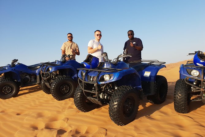 Dubai: Buggy Dune Bashing, Sand Boarding, Camel Ride & Show - BBQ dinner, belly dancing and Tanoura entertainment