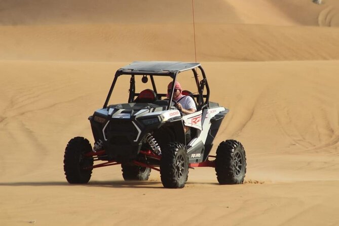 Dubai Buggy Tour in red sands and Desert Safari - Your safety briefing and buggy setup