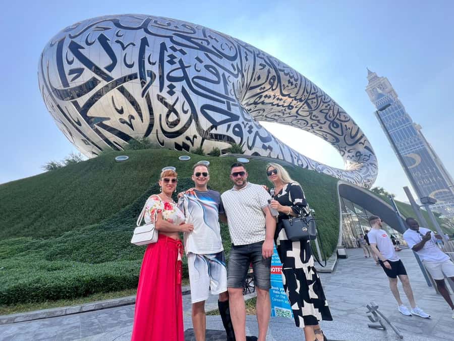Dubai: Burj Al Arab, Future Museum, Dubai Frame Tour - Gold Souk and Spice Souk: a change from glass towers