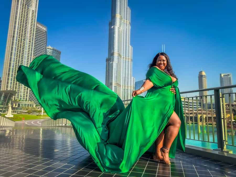 Dubai: Burj Khalifa Flying Dress Videography Shoot - How the photographer shapes the result