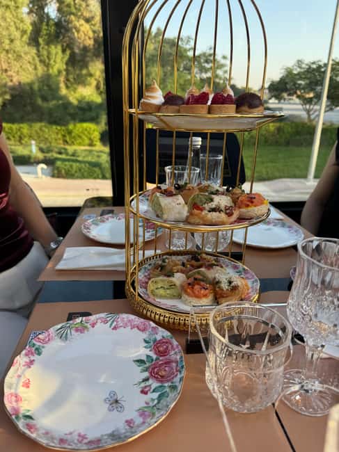 Dubai: Bustronomy Panoramic Afternoon Tea City Tour - Key points at a glance