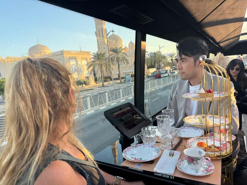 Dubai: Bustronomy Panoramic Afternoon Tea City Tour - Meeting at V Hotel and settling in