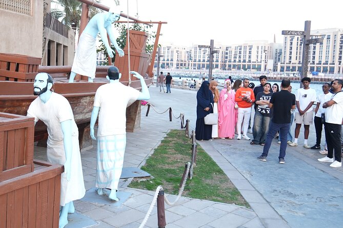 Dubai City Tour Old Town, Abra Taxi Boat, Gold & Spice Market - The creek crossing by wooden abra