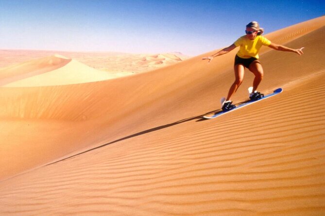 Dubai City Tour with Desert Safari - The central desert camp after the ride