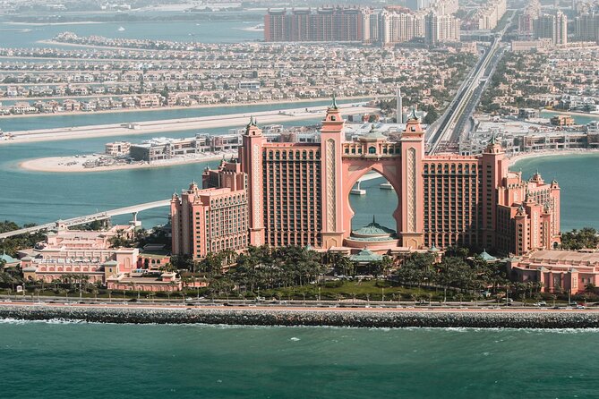 Dubai City Tour with Desert Safari, Camel Ride, Dune Bashing & BBQ - Atlantis and the Palm area