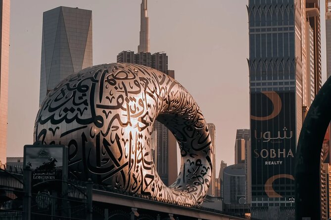 Dubai City Tour with Desert Safari, Camel Ride, Dune Bashing & BBQ - Crossing Dubai Creek by abra