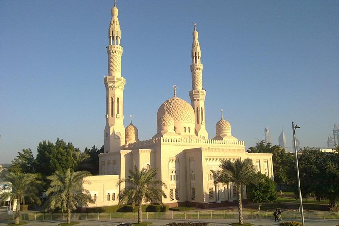 Dubai City Tour with Evening Desert Safari and BBQ Dinner-Combo - Jumeirah Public Beach and the Burj Al Arab photo stop