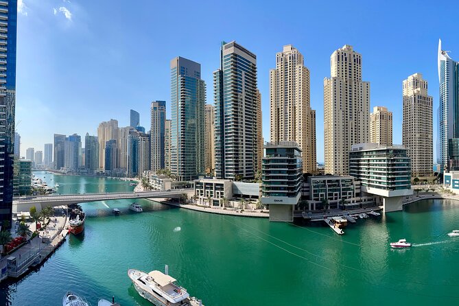 Dubai City Tour with Hotel Transfers - The Pointe and Palm Jumeirah: views toward Atlantis