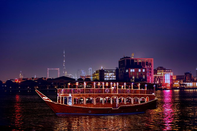 Dubai Creek Luxury Dhow Dinner Cruise with Optional Transfer - Music, atmosphere, and the missing show question
