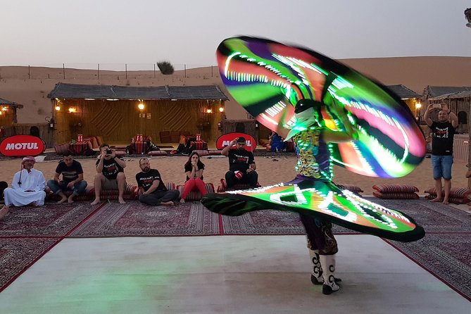 Dubai Desert 4x4 Dune Bashing, Sandboarding, Camel Riding, Dinner - Sunset, falcons, and a glimpse of Bedouin tradition