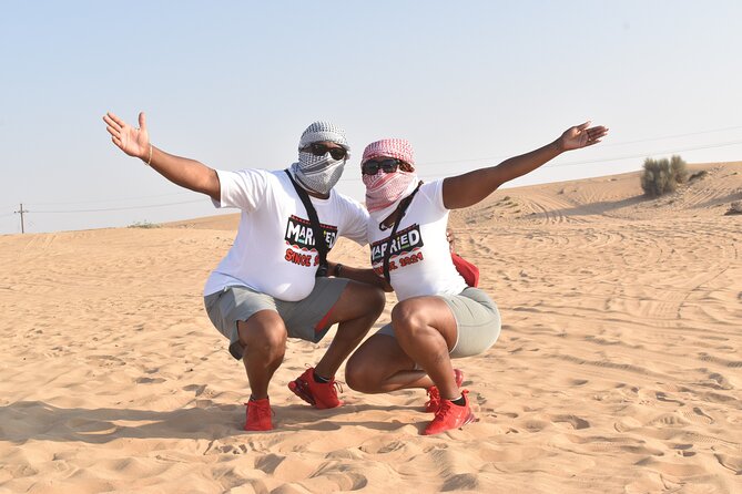 Dubai Desert 4x4 Dune Bashing, Self-Ride 30min ATV Quad, Camel Ride,Shows,Dinner - From Dubai Hotel Pickup to Open Desert