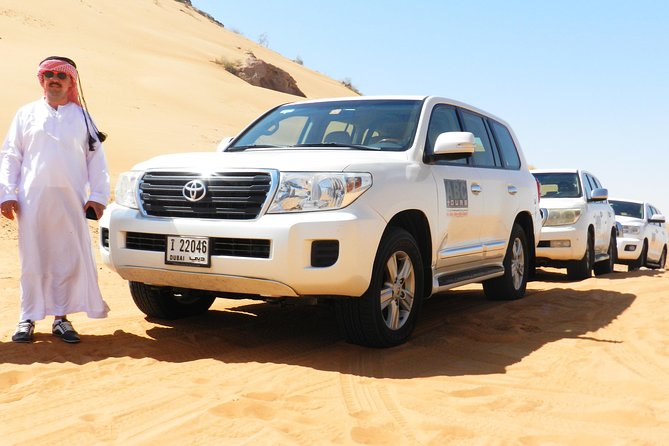Dubai Desert BBQ Dinner, Camel Ride, Sandboarding and Live Shows - Pickup at 2:45 pm sets the pace