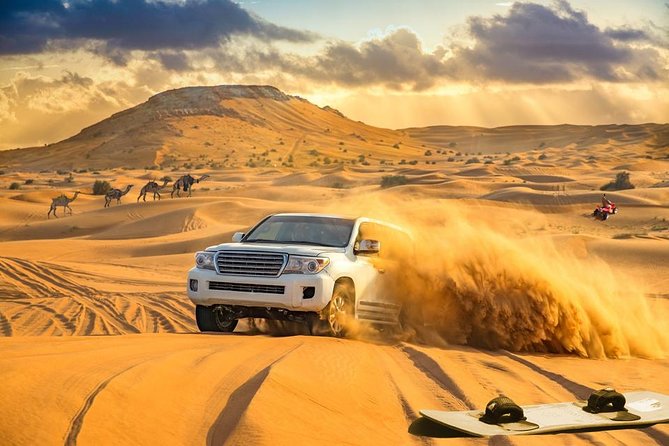 Dubai Desert Discovery: Red Dunes Safari, Sandboard & Camel Ride - Key points to know before booking
