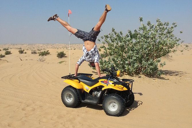 Dubai Desert Morning Tour in 4WD Vehicle: Camel Ride, Quad Bike Tour, Sandboarding, and Camel Farm - What the $85 price really buys you