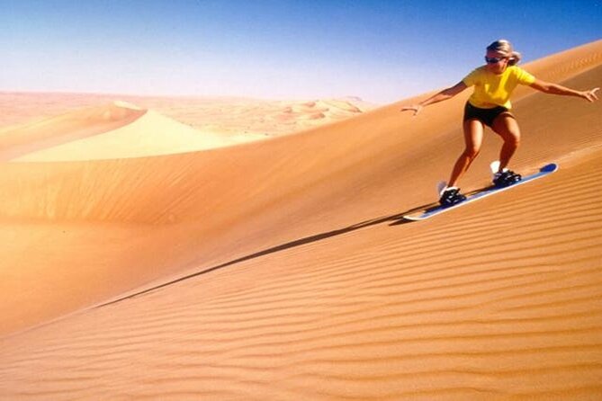 Dubai Desert Safari 20 mins Dune Bashing BBQ Live Show Camel Ride - Twenty minutes of dune bashing in the Lahbab desert